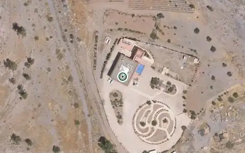 Vista aérea de la ubicación de Centro Residencial para Personas Mayores Jardines de la Cerca