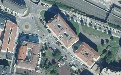 Vista aérea de la ubicación de Centro de Día Os Muiños