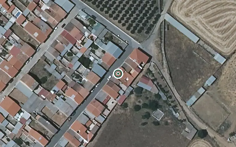 Vista aérea de la ubicación de Vivienda Municipal de Mayores