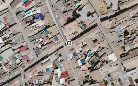 Vista aérea de la ubicación de Centro Residencial Jesús Nazareno y San Juan de Dios