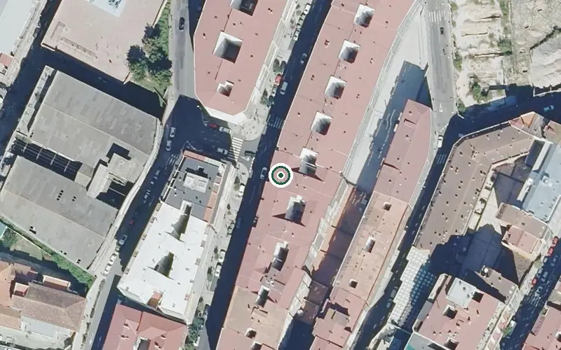 Vista aérea de la ubicación de Centro de Día Bo Lar