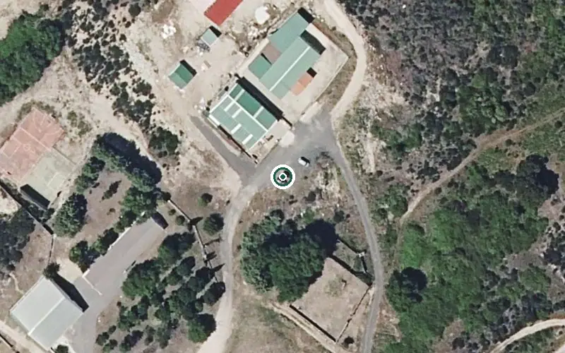 Vista aérea de la ubicación de Vivienda Comunitaria