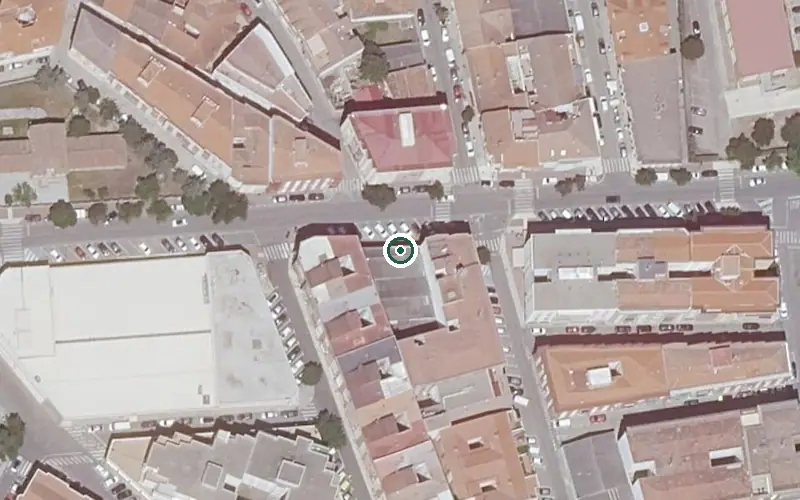 Vista aérea de la ubicación de Residencia de Mayores Real de Navalmoral