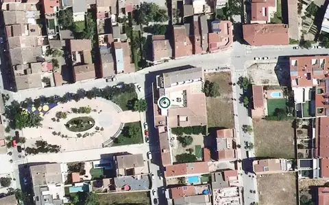 Vista aérea de la ubicación de Residència l'Anunciata