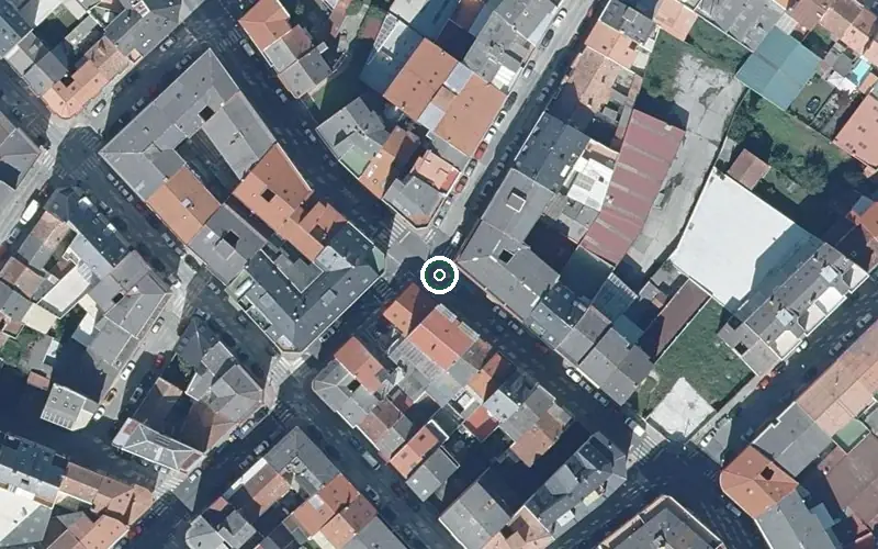 Vista aérea de la ubicación de Centro de Día Afal Ferrolterra