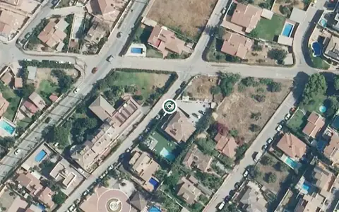 Vista aérea de la ubicación de Residencia de Mayores los Milagros