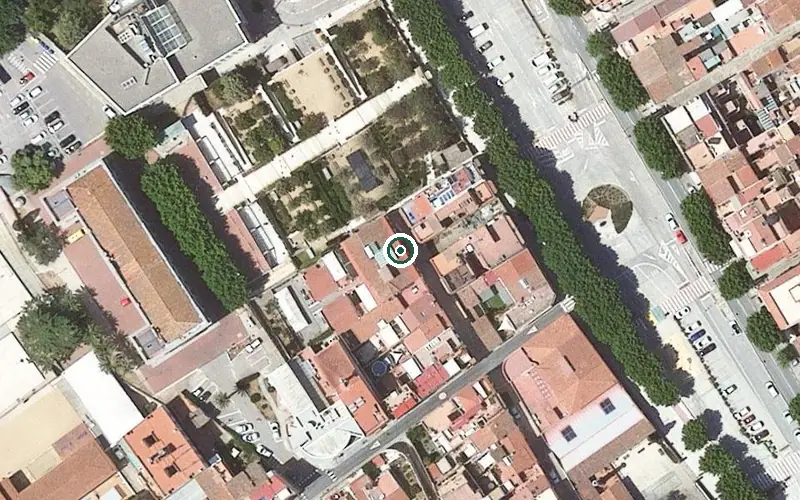 Vista aérea de la ubicación de Centre de dia del Sagrat Cor