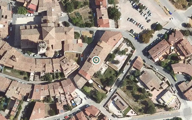 Vista aérea de la ubicación de Centre de dia Hospital Residència de la Vila de Moià