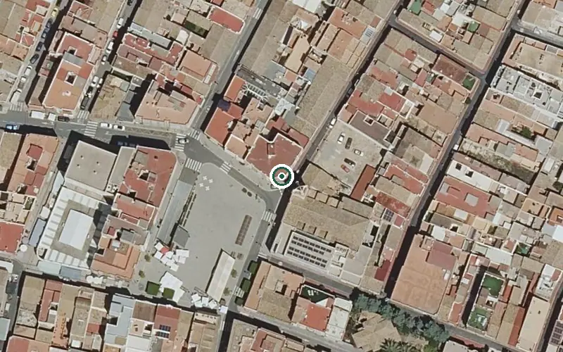 Vista aérea de la ubicación de Centro de Día Personas Mayores Dependientes Novaedat Sedavi