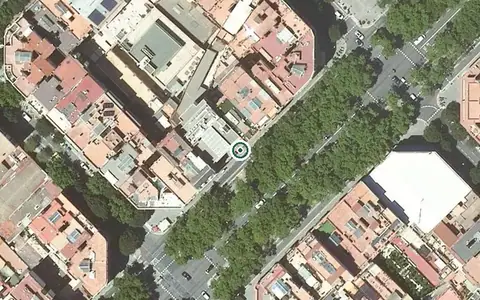 Vista aérea de la ubicación de Residència Francesc Layret