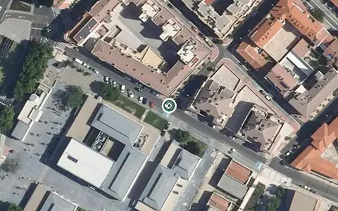 Vista aérea de la ubicación de Unidad de Estancias Diurnas Zona Sur