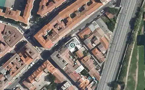 Vista aérea de la ubicación de Residencia de Personas Mayores Esperanza