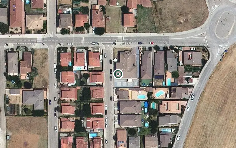 Vista aérea de la ubicación de La Torre