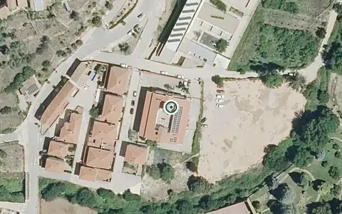 Vista aérea de la ubicación de Residencia y Centro de Día P.m.d. de Ademuz