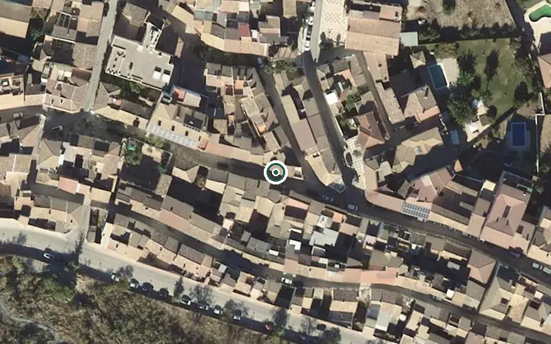 Vista aérea de la ubicación de Residencia Municipal para Personas Mayores Alcalde Antonio Pulido