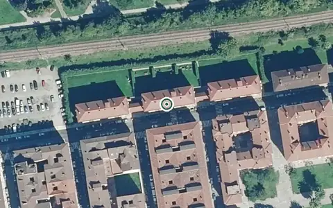 Vista aérea de la ubicación de Apartamentos Gijón