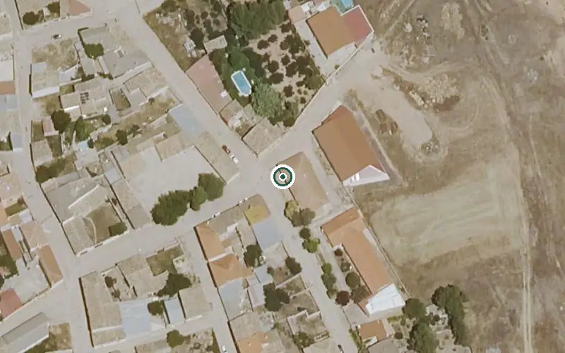Vista aérea de la ubicación de Vm de Villar de Domingo García