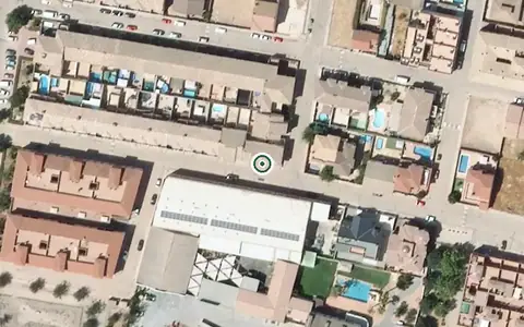 Vista aérea de la ubicación de Centro de Día para Mayores Municipal de Cijuela