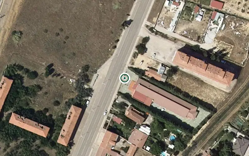 Vista aérea de la ubicación de Residencia Doña Carmen