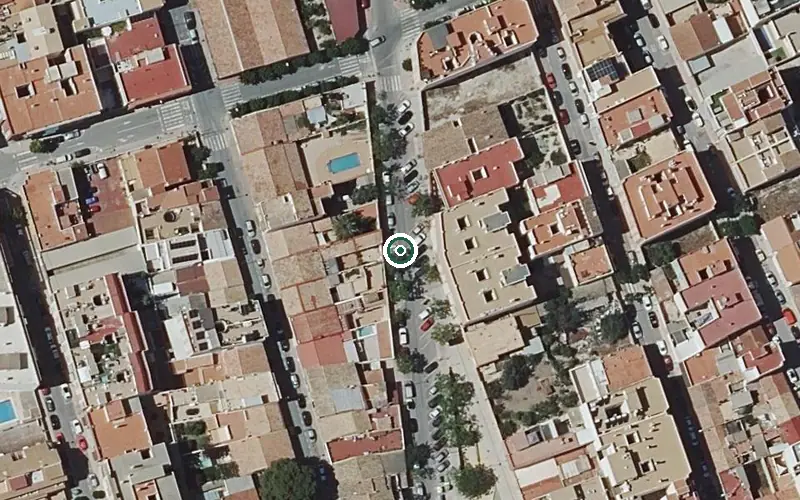 Vista aérea de la ubicación de Residencia para Personas Mayores Dependientes Julia