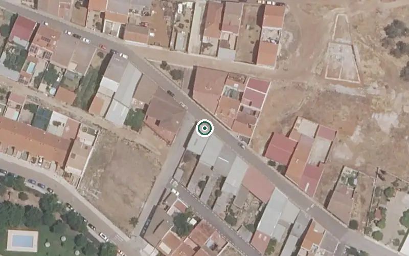 Vista aérea de la ubicación de Residencia de Mayores Nuestra Señora Virgen de la Milagrosa