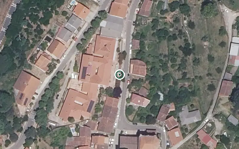 Vista aérea de la ubicación de Residencia de Mayores Virgen de la Asunción