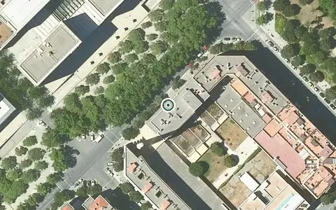 Vista aérea de la ubicación de Residència per a Gent Gran Poblenou