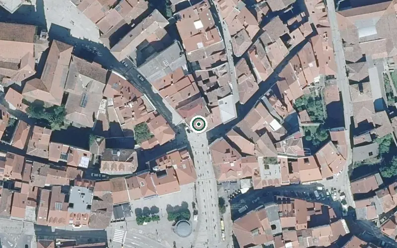 Vista aérea de la ubicación de Residencia García Hermanos