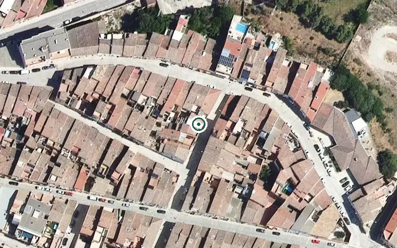 Vista aérea de la ubicación de Residència Les Franqueses