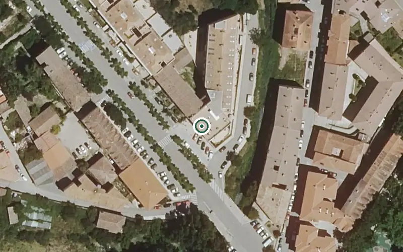 Vista aérea de la ubicación de Residencia de Mayores la Alameda