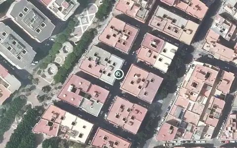 Vista aérea de la ubicación de Centro de Día para Mayores Eduardo Fajardo