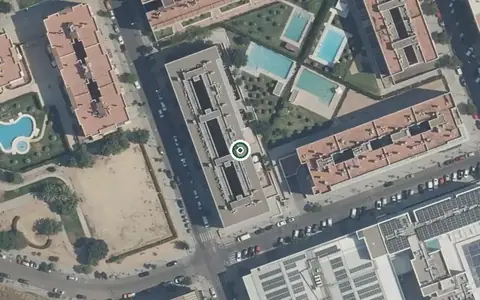 Vista aérea de la ubicación de Centro Residencial para Mayores Vitalia Delicias