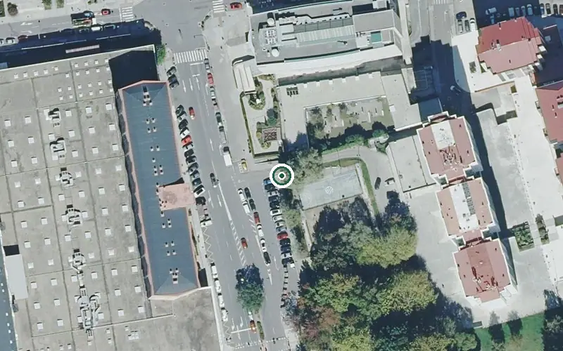 Vista aérea de la ubicación de Centro de Día de Vigo-coia