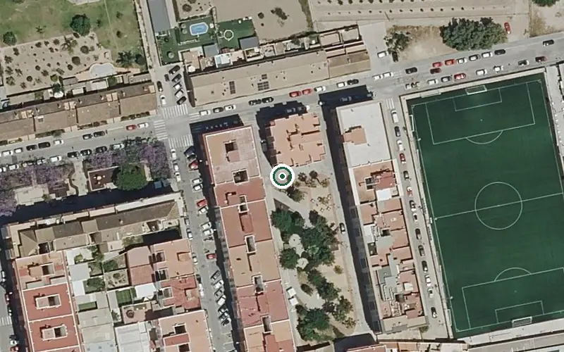 Vista aérea de la ubicación de Centro de Día Pmd Lapeña