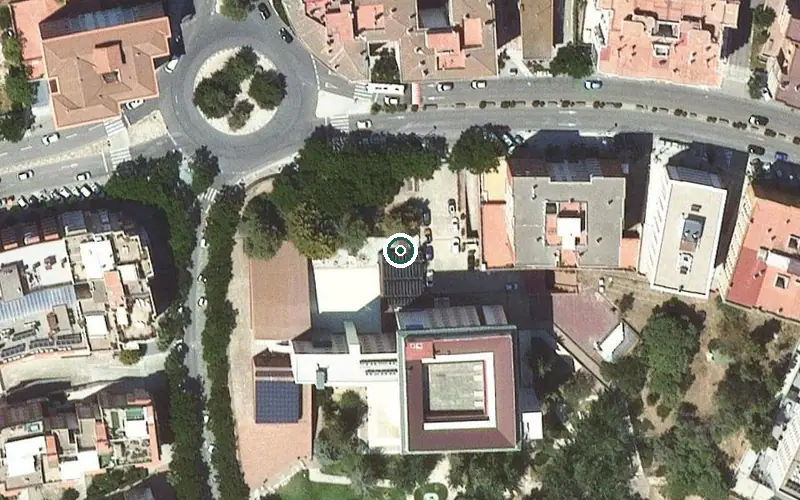 Vista aérea de la ubicación de Residencial Tarragona