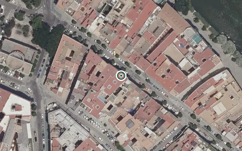 Vista aérea de la ubicación de Vivienda Tutelada Ntra. Sra. de la Salud i