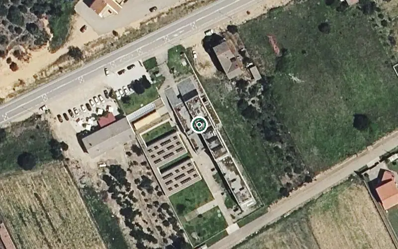 Vista aérea de la ubicación de Residencia de Pesonas Mayores Mv Geriatria