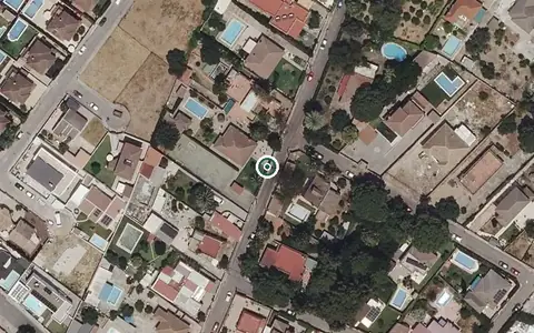 Vista aérea de la ubicación de Centro Residencial para Mayores Los Naranjos
