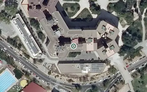 Vista aérea de la ubicación de Residencia la Cadiera