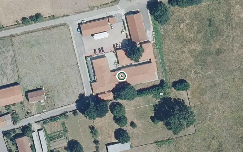 Vista aérea de la ubicación de Residencia de Maiores de Porqueira