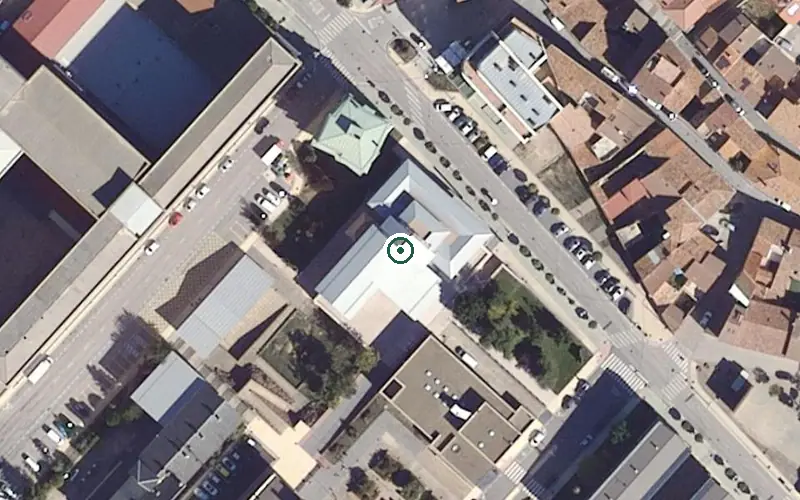 Vista aérea de la ubicación de Unidad de Atención Especializada en Demencias