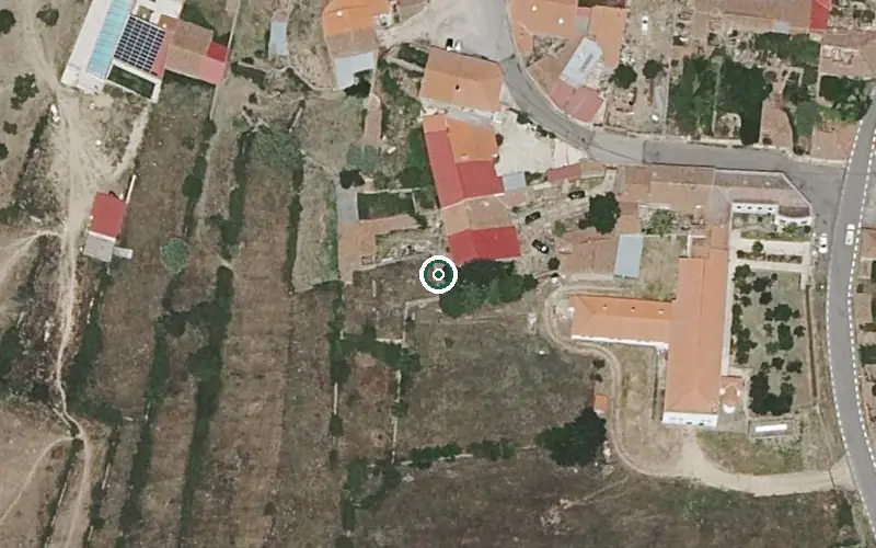 Vista aérea de la ubicación de Residencia de Personas Mayores San José
