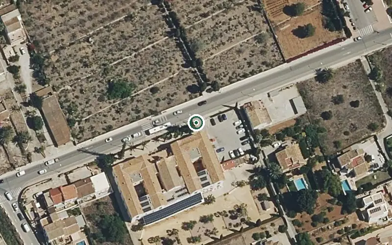 Vista aérea de la ubicación de Residencia P.m.d. Hermanos Cholbi Javea