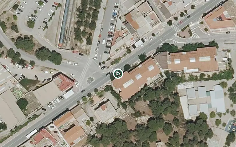 Vista aérea de la ubicación de Residencia y Centro de Día P.m.d. de Buñol