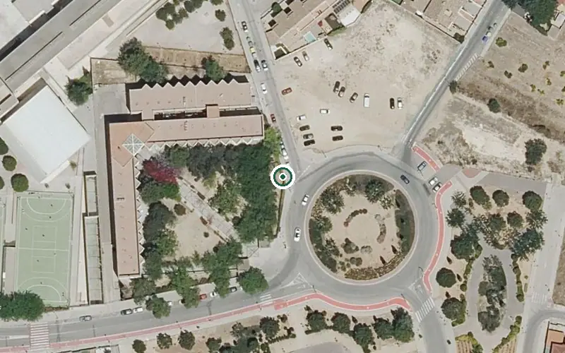 Vista aérea de la ubicación de Residencia y Centro de Día P.m.d. de Torrente