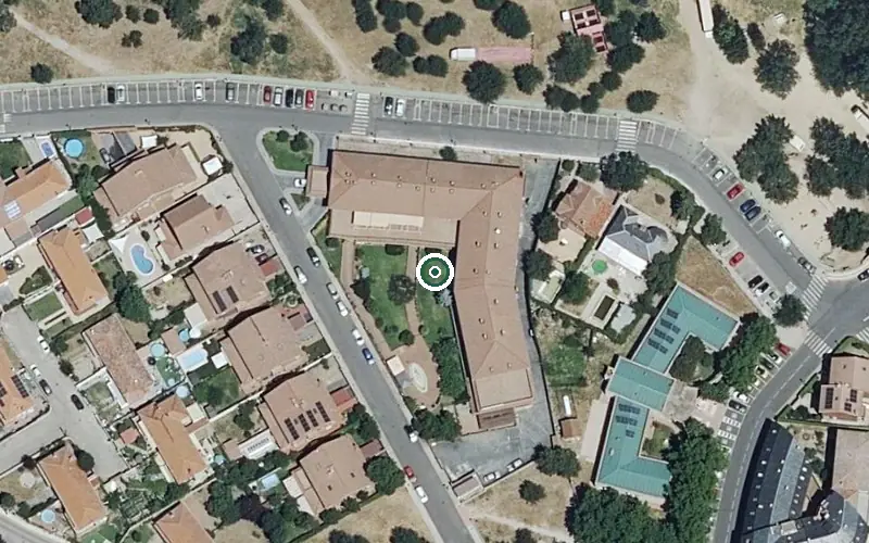 Vista aérea de la ubicación de Residencia Sotofresnos