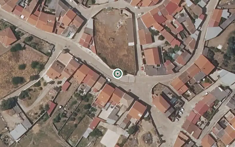 Vista aérea de la ubicación de Centro de Día de Carmonita