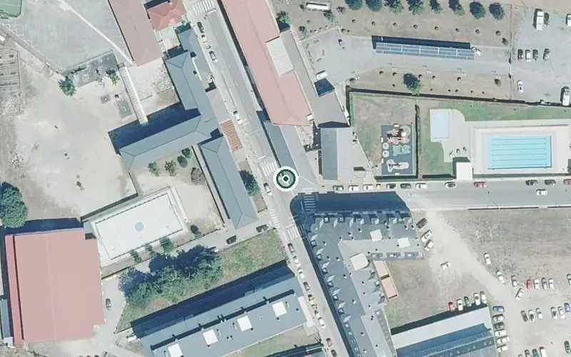 Vista aérea de la ubicación de Residencia Santa María de Valadouro