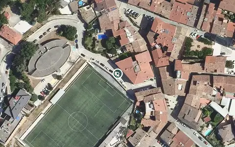 Vista aérea de la ubicación de Servei de Suport d'Atenció Diürna de la Residència d'Avis Fundació Gallifa