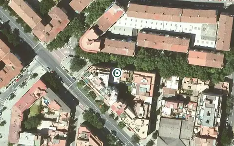 Vista aérea de la ubicación de Servei d'acolliment diürn de la Residència Mare de Déu de Montserrat